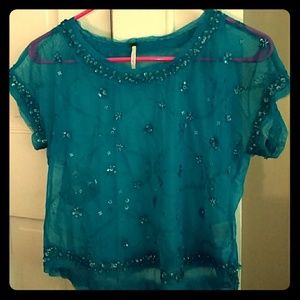Free People sheer top